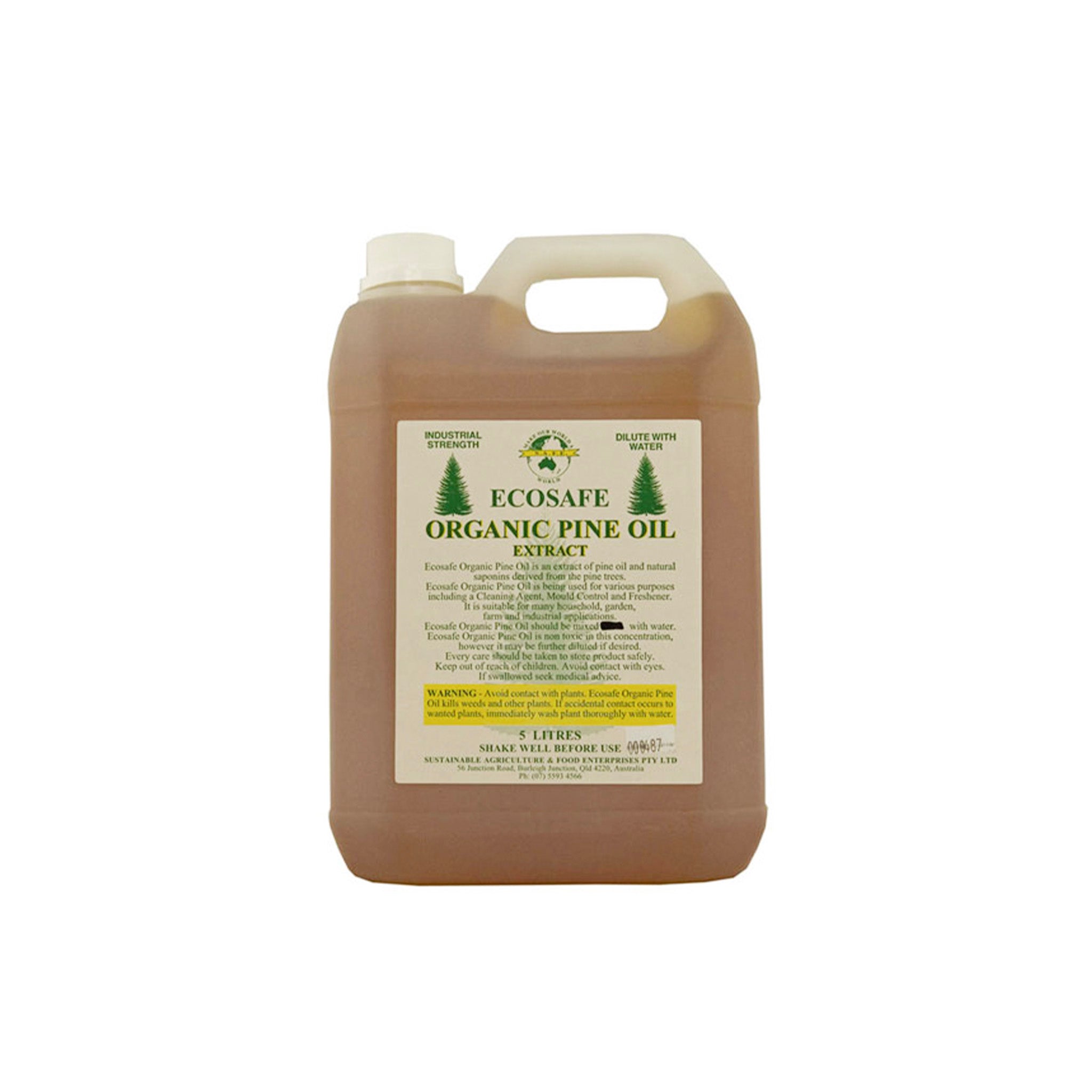Industrial Strength Pine Oil Extract 5L