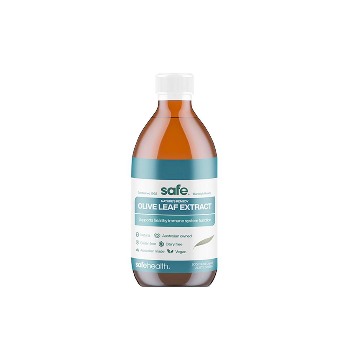 Olive Leaf Extract Original (22.5mg/5ml) 500ml – SAFE Health + Foods